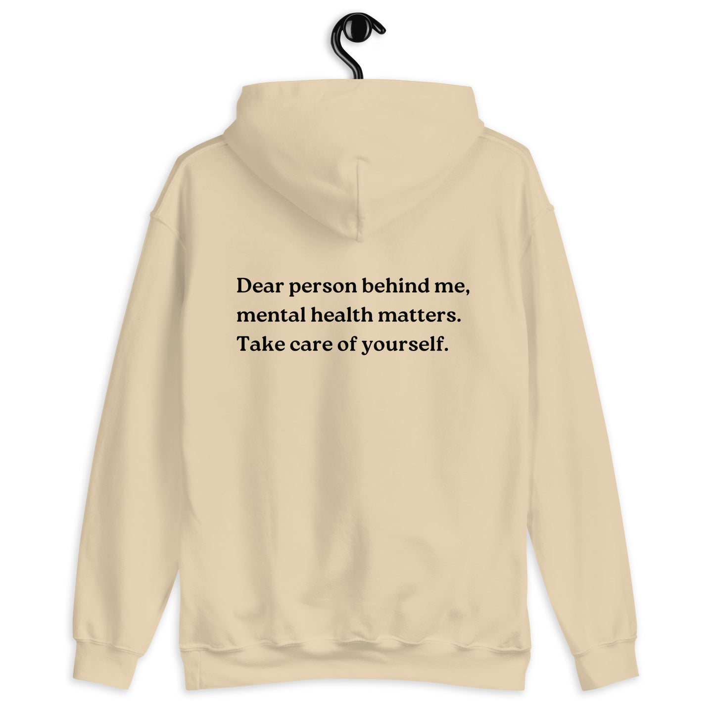 mental health matters sand hoodie