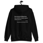 Dear Person Behind Me Original Hoodie
