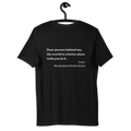 Dear Person Behind Me Original Shirt