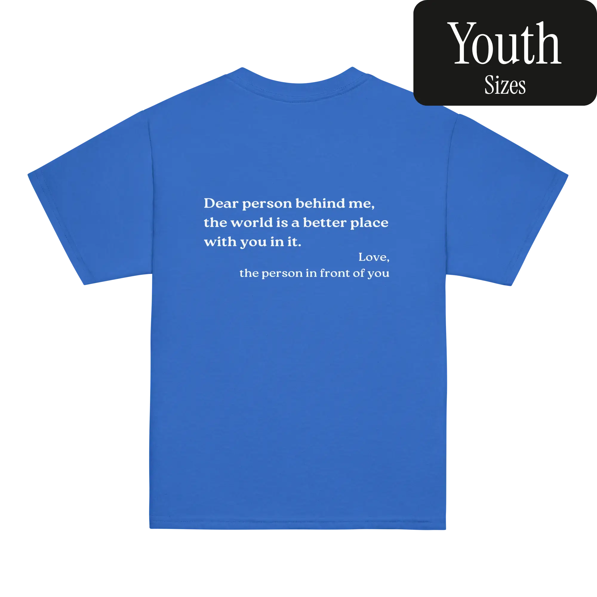 Dear Person Behind Me Original Shirt (Youth)