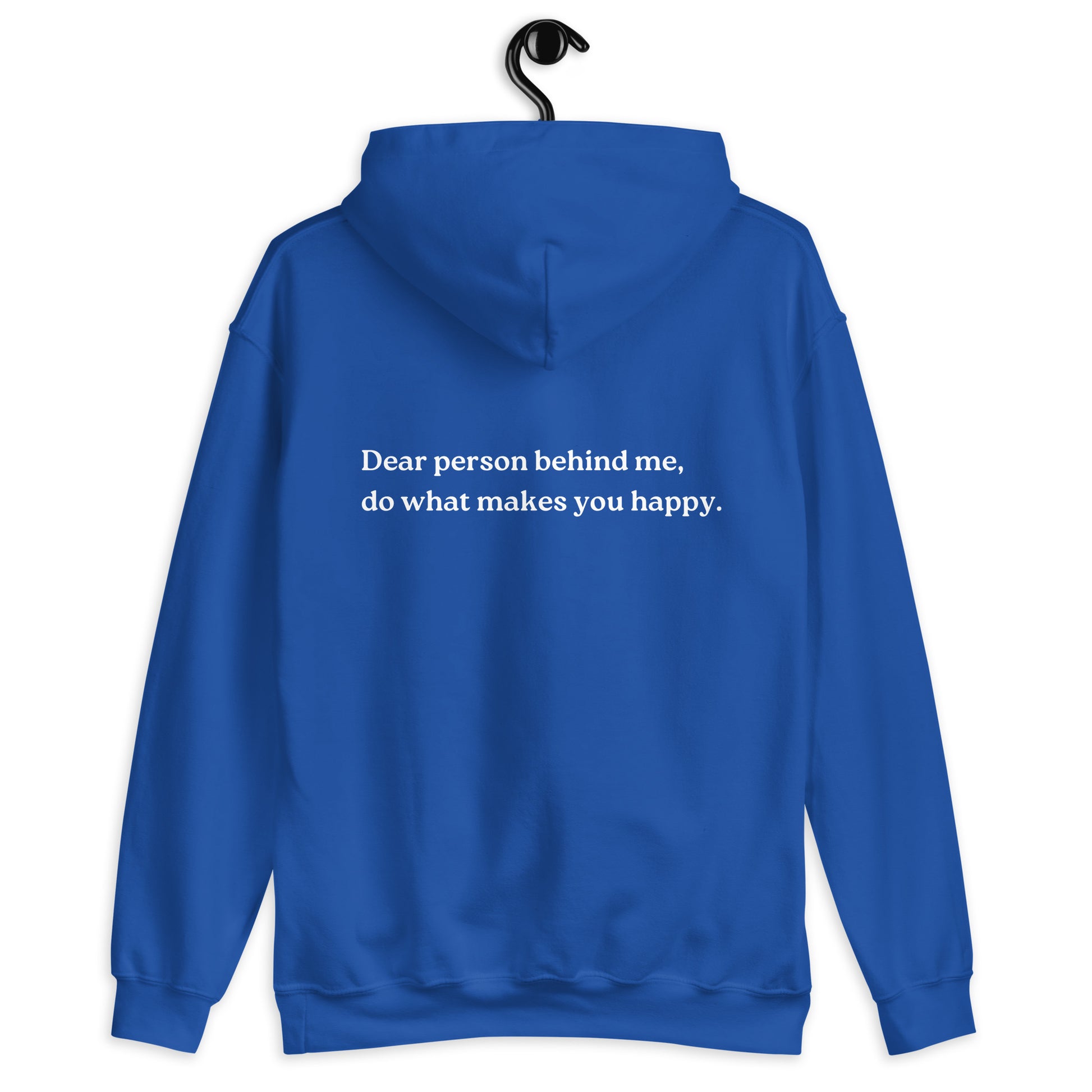 do what makes you happy hoodie blue