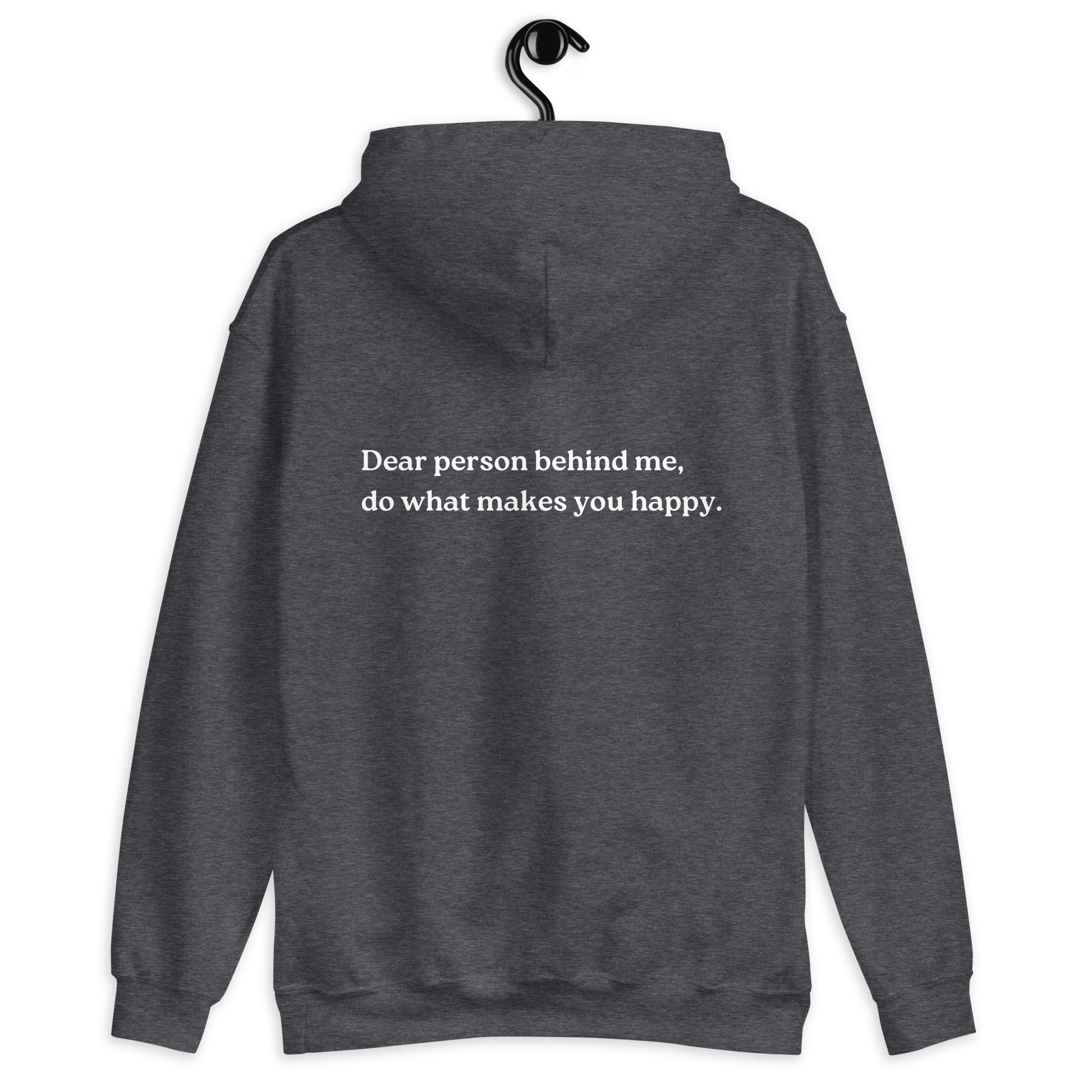 do what makes you happy hoodie heather