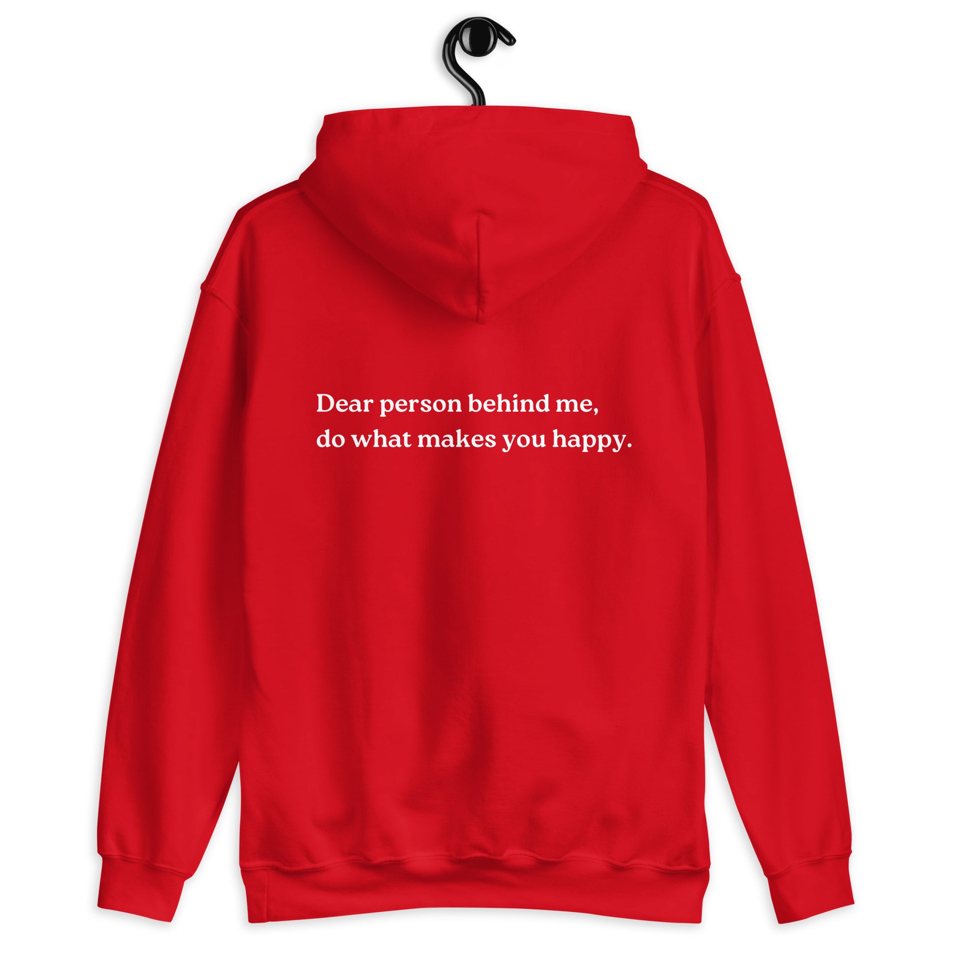 do what makes you happy hoodie red