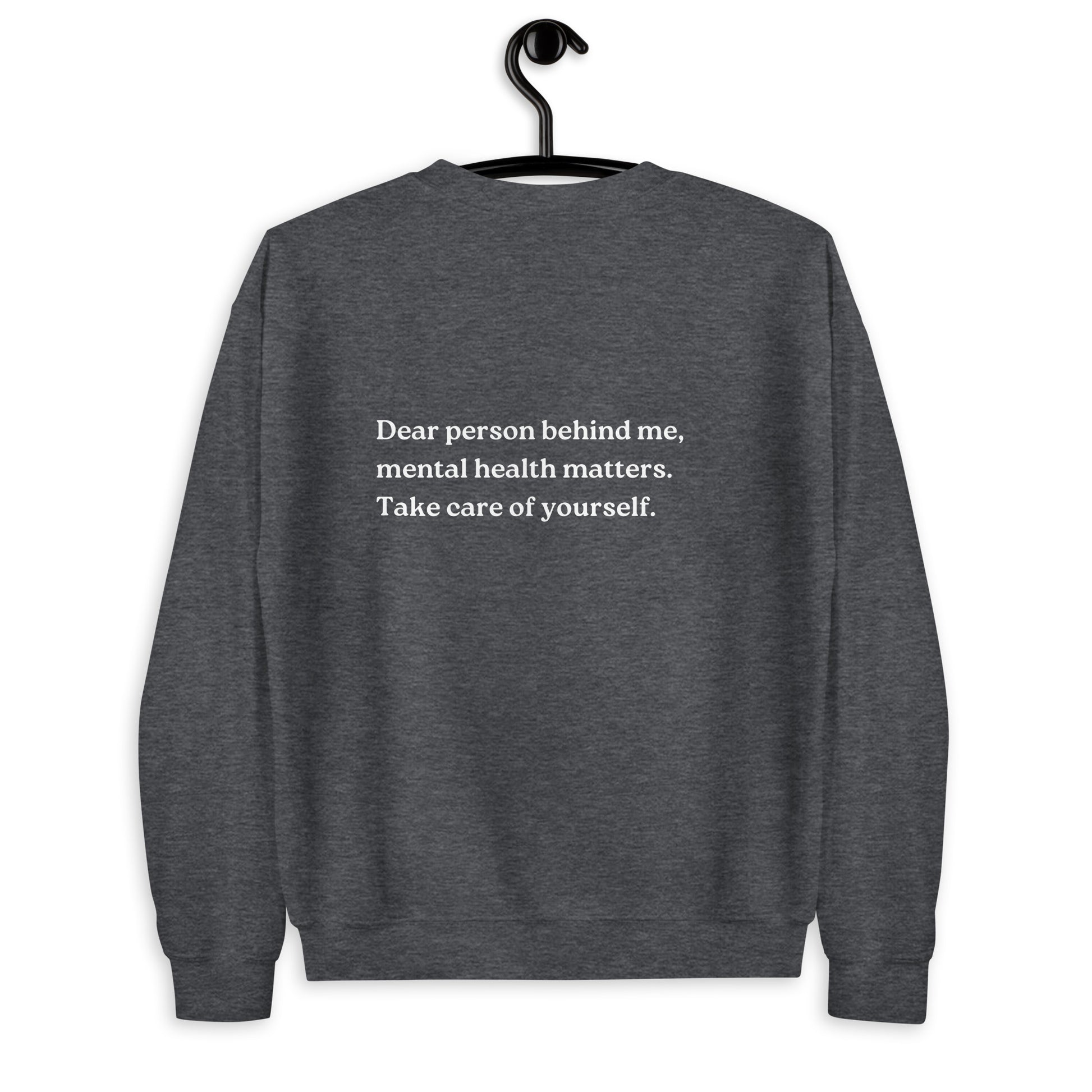 mental health matters heather sweatshirt