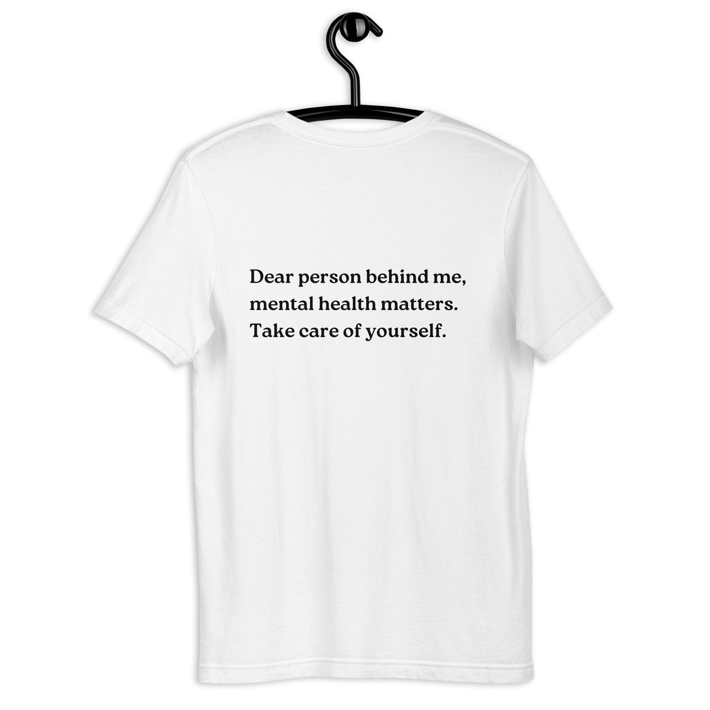 mental health matters white shirt