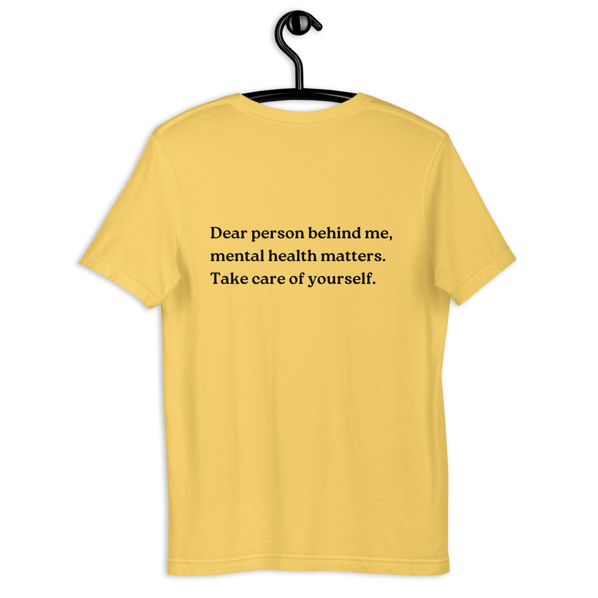 mental health matters yellow shirt