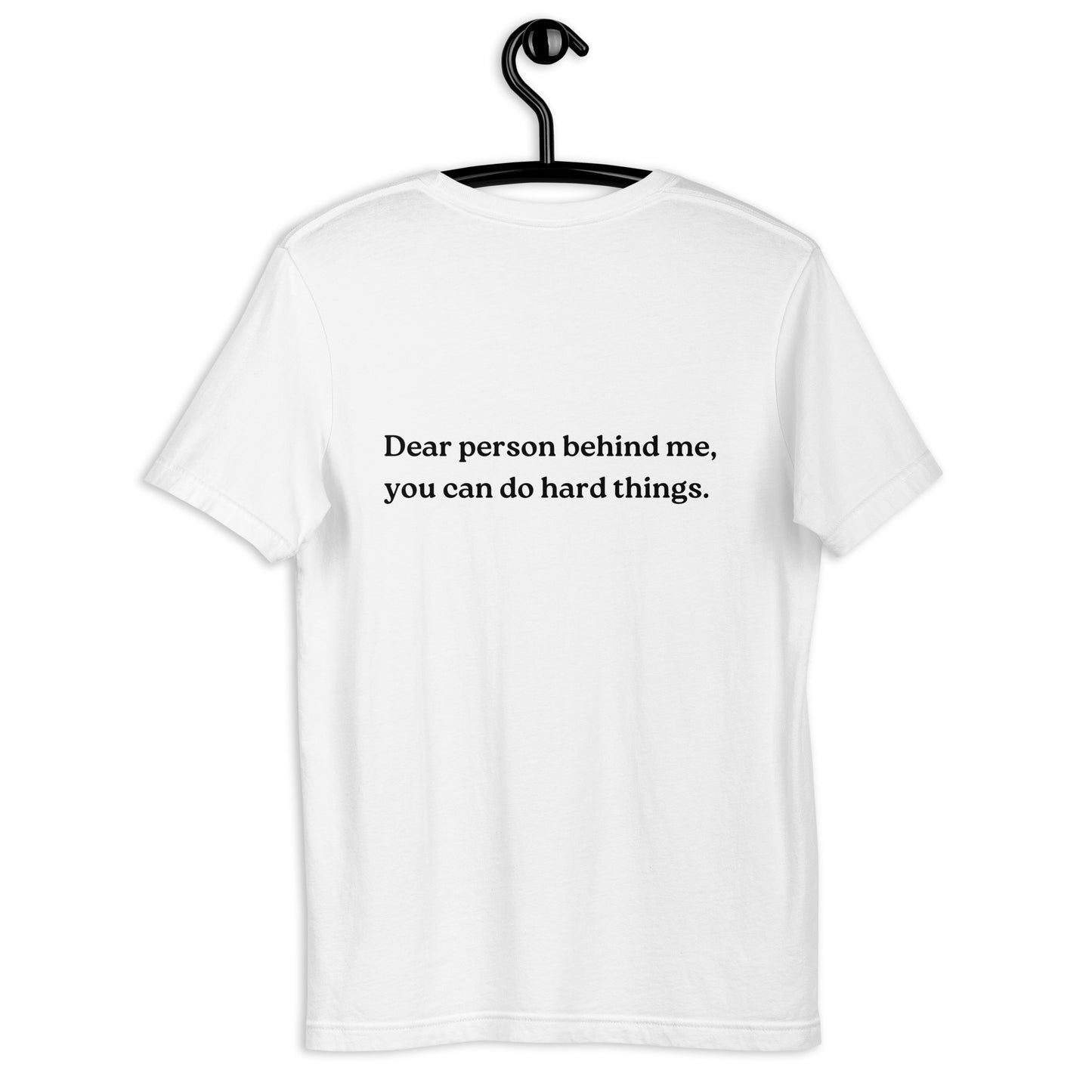 you can do hard things shirt white