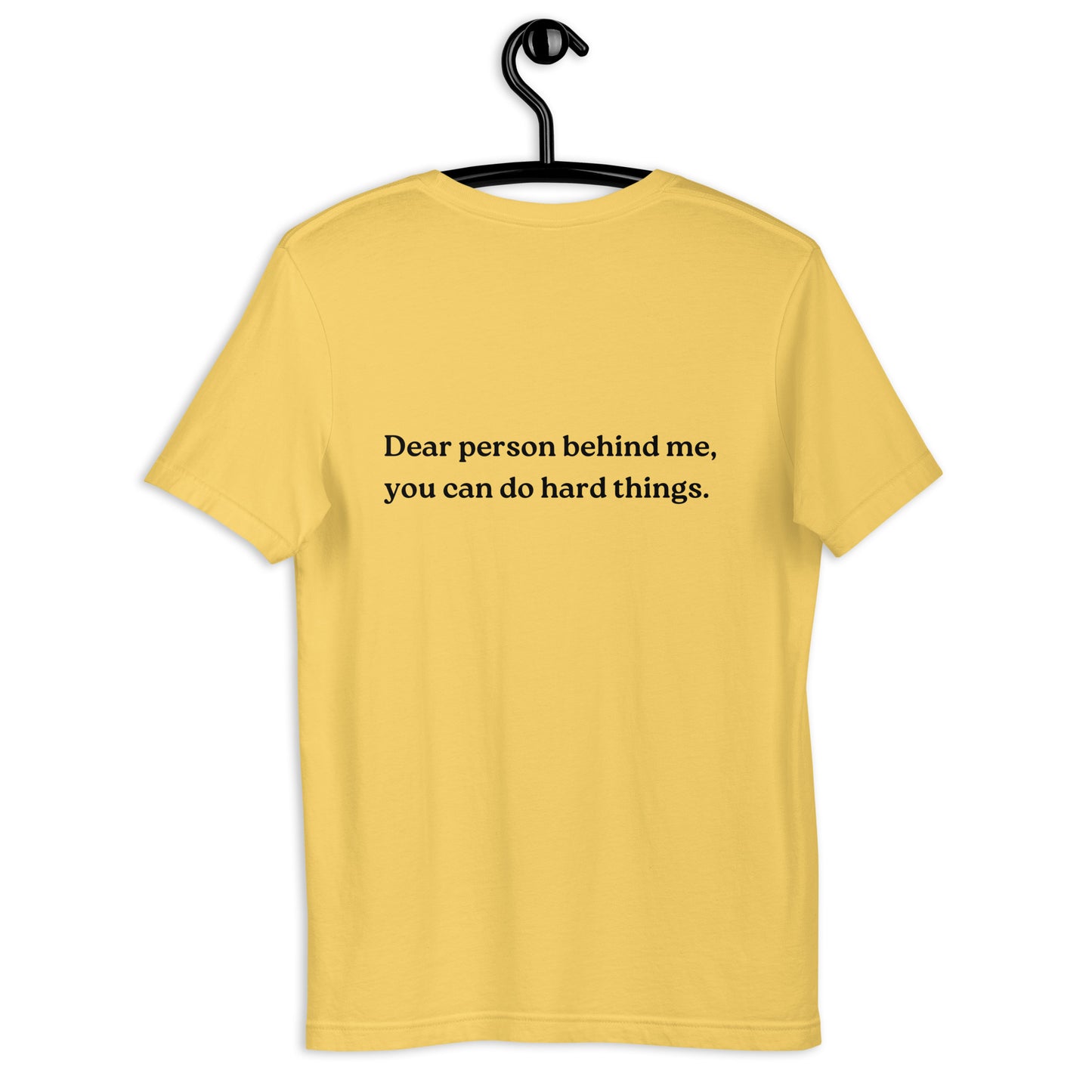 you can do hard things shirt yellow