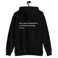 your anxiety is lying to you hoodie